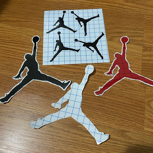 Hand Crafted Other - Jordan jumpman logo decal sticker size 6”